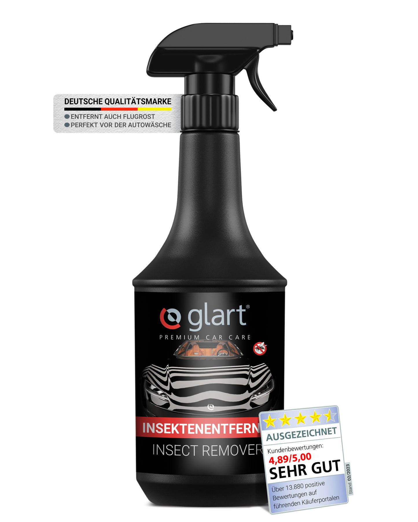 Insektenentferner 1.000 ml – schonend für Lack, Glas & Kunststoff 01